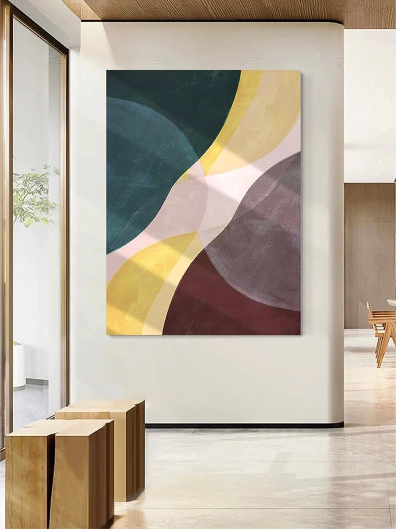 Original Green & Brown Abstract Painting | Minimalist Canvas Art | Custom Oil