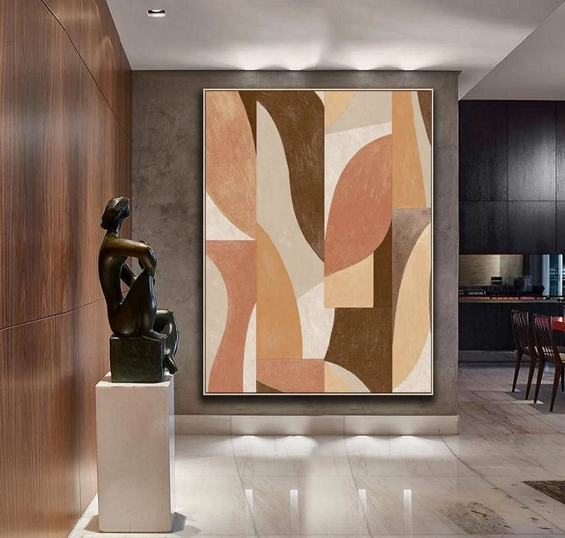 Large Abstract Painting | Modern Canvas Art | Oil Hand Painting