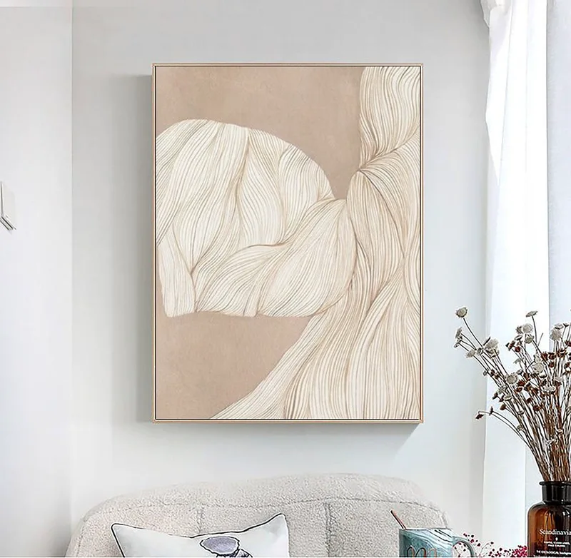 Original Blue Ocean Painting | Textured Canvas Wall Art | Ocean Wave Decor
