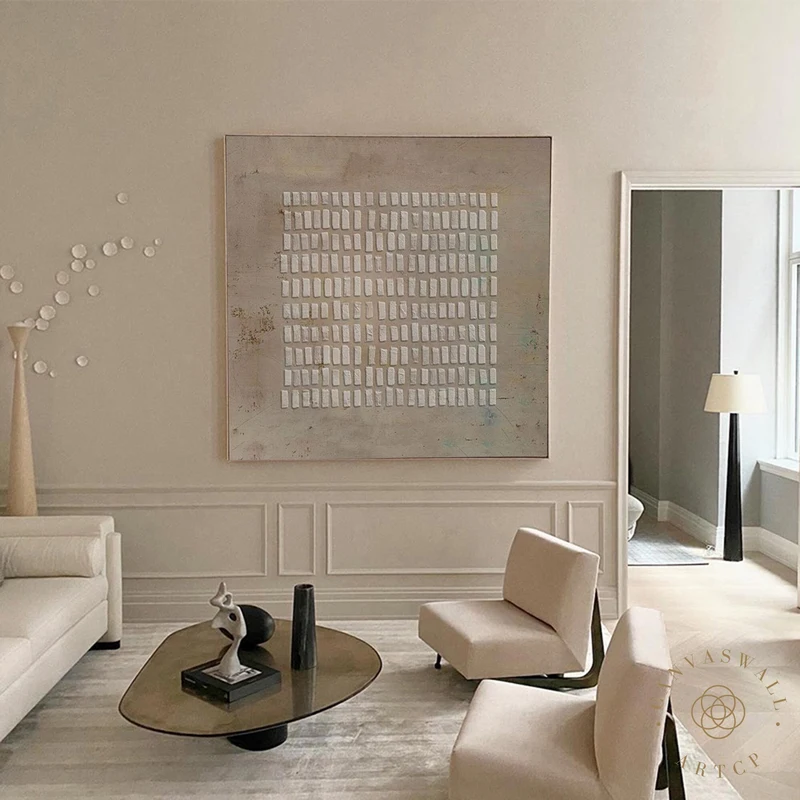 Wabi-Sabi Wall Art | 3D Textured Brown Abstract Painting | Earth Tone Home Decor