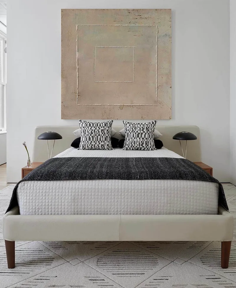 Set of 2 WABI SABI wall art - Plaster and Textured Paintings