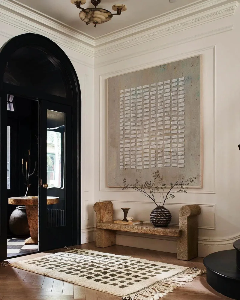 Brown Minimalist Artwork - Textured 3D WABI SABI Canvas Design