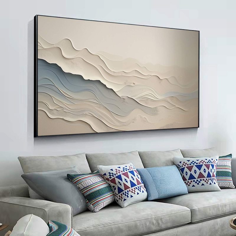 Custom Beach Landscape Acrylic Artwork