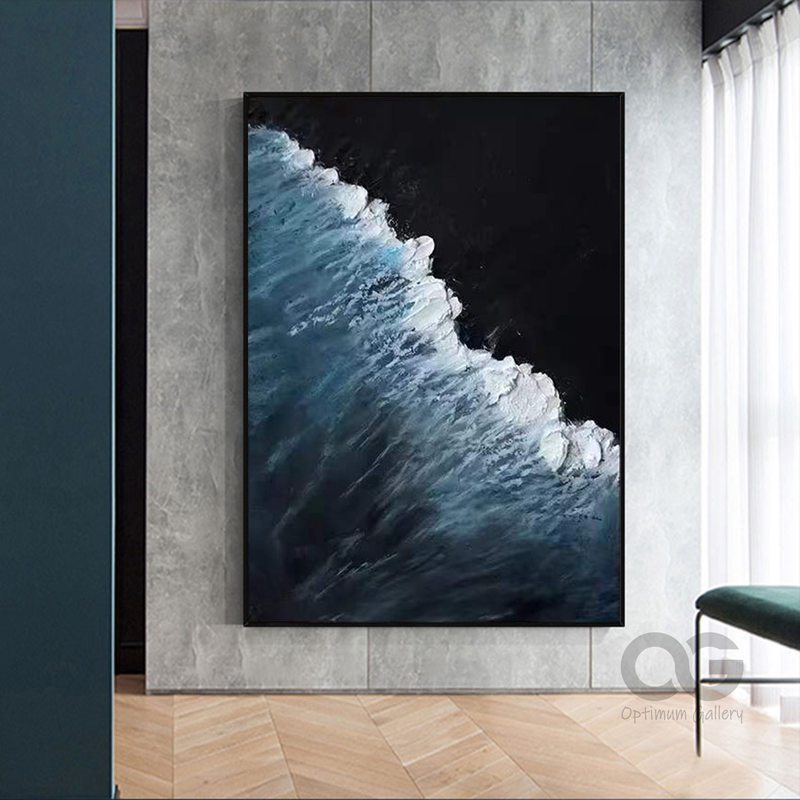 Turquoise Beach Painting on Canvas