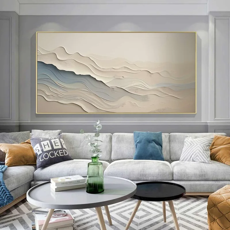 Custom Beach Landscape Acrylic Artwork