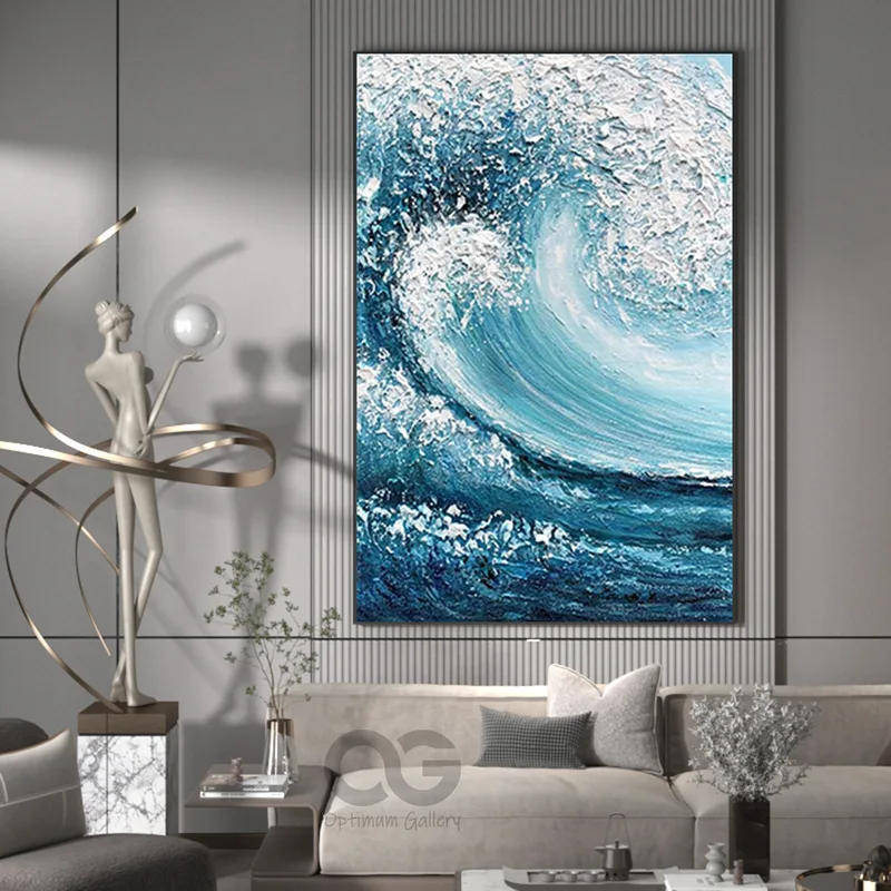 Original Black Beach Artwork Decor