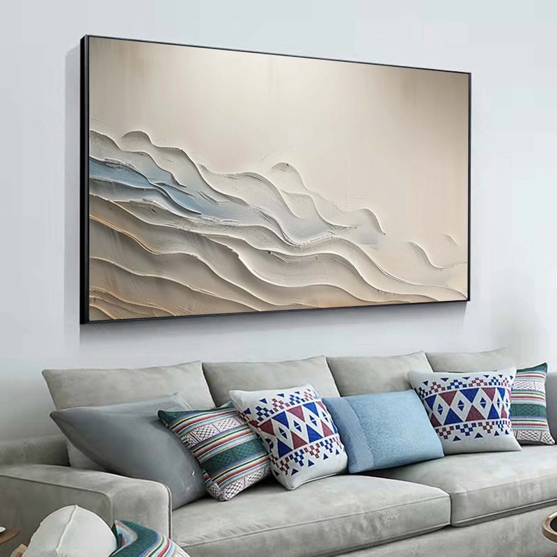 Snow Mountain Climbing Wall Art Canvas