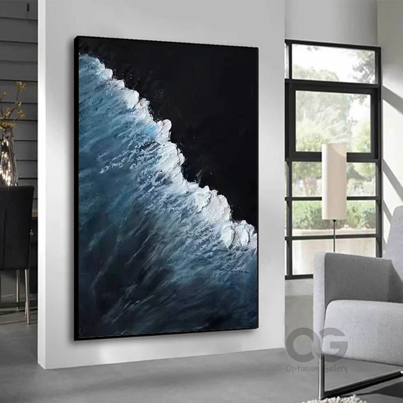 Turquoise Beach Painting on Canvas