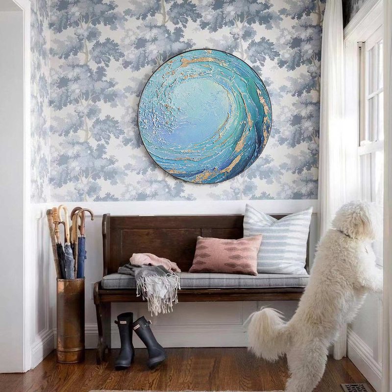 Neutral Tone Textural Wall Art Canvas