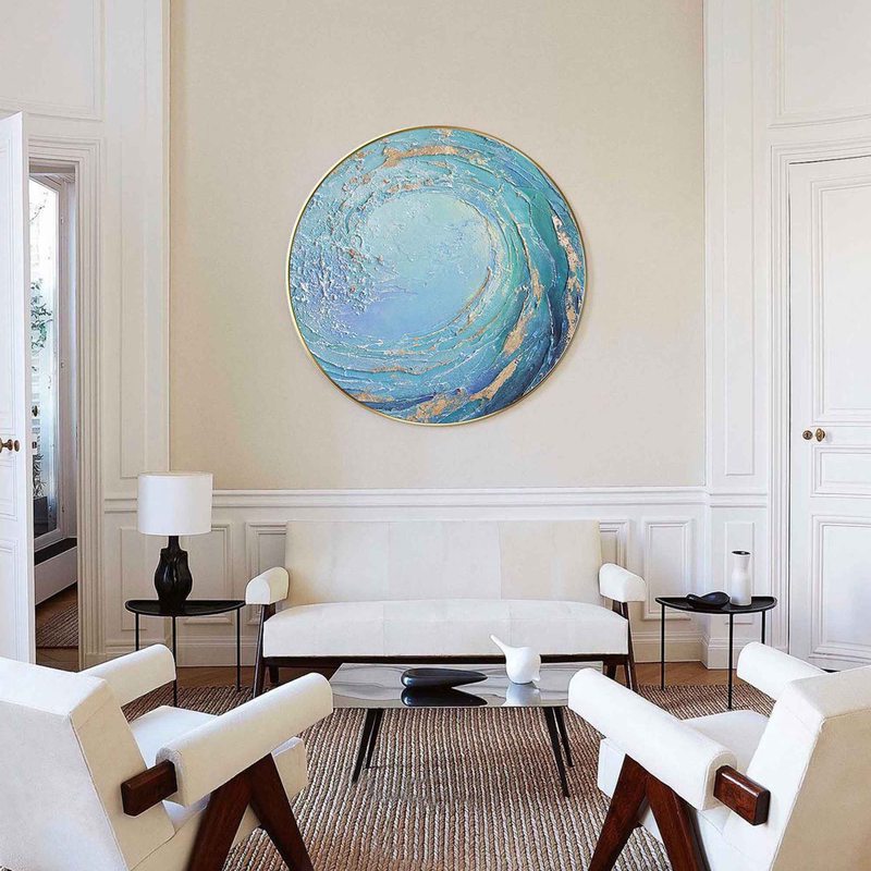 Neutral Tone Textural Wall Art Canvas