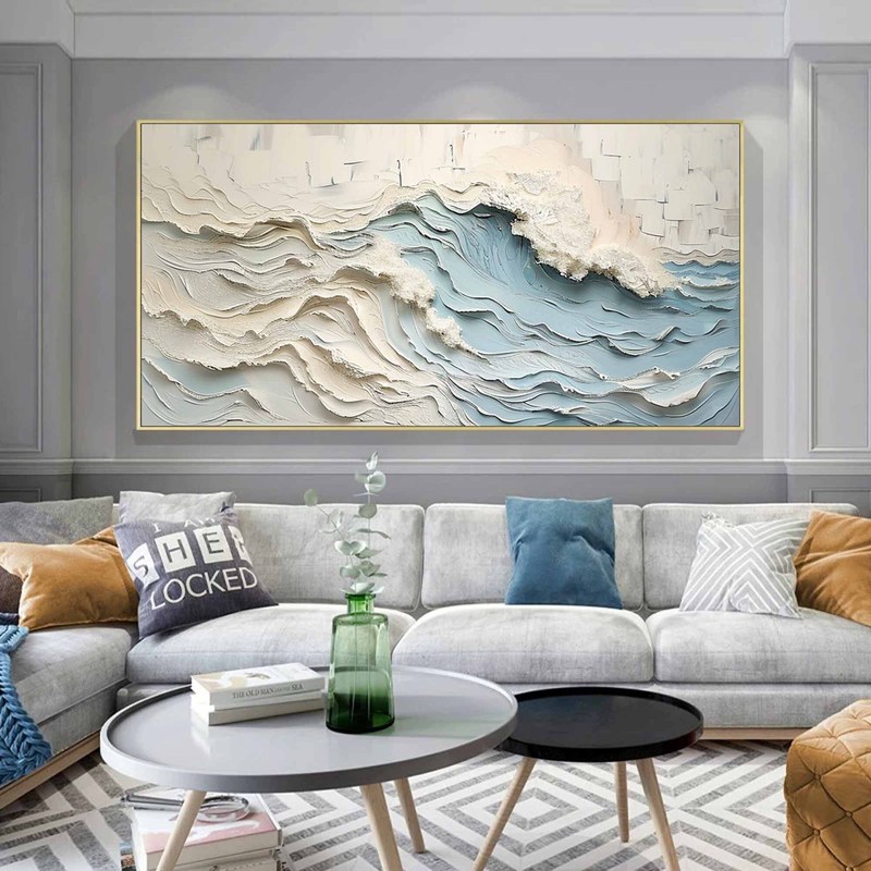 Wabi-Sabi Earth Tone Beach Artwork