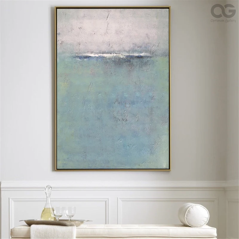 Wave Texture Wall Decor: Modern Brown Beach Abstract Artwork Piece