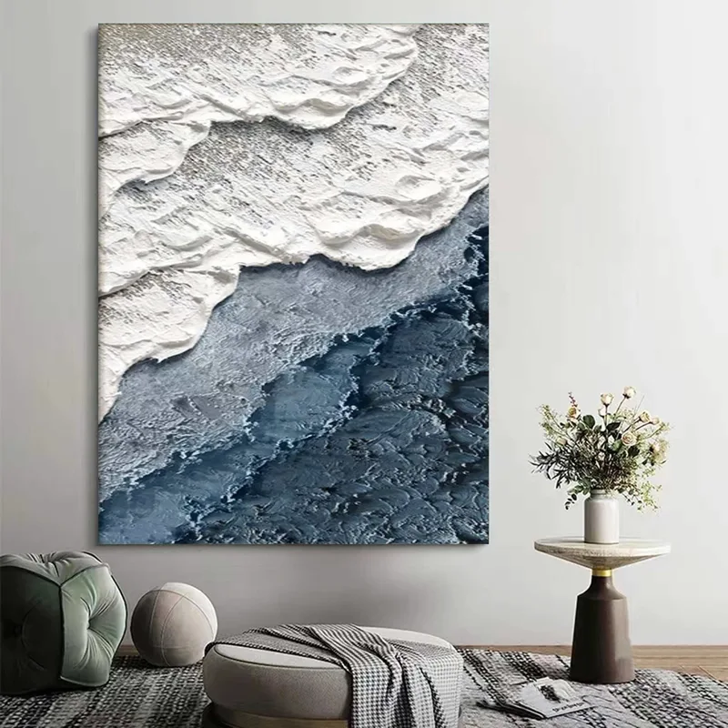 Framed Green Coastal Acrylic Wall Art