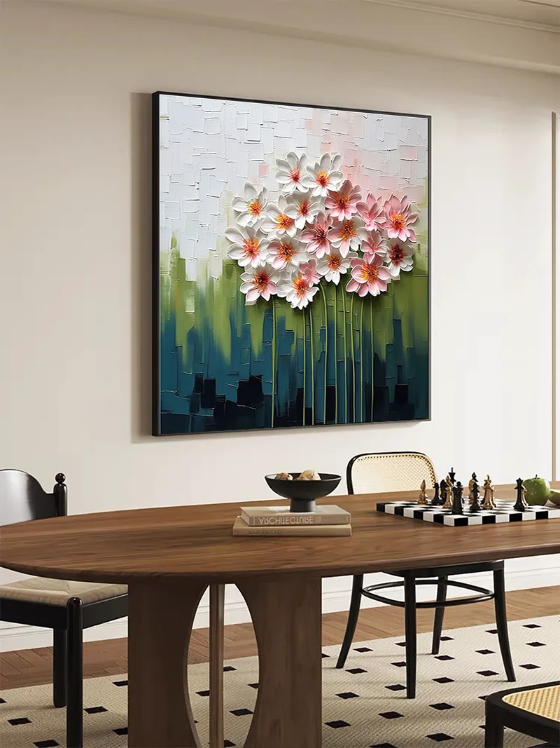 Colorful 3D Textured Abstract Art – Large Wall Decoration Piece