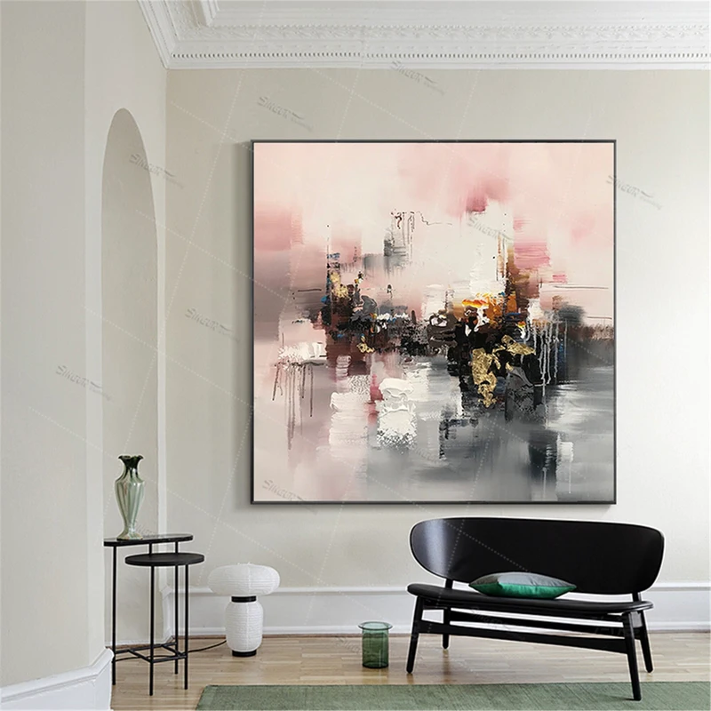 Framed 3D Abstract Acrylic Art for Large Modern Wall Decor