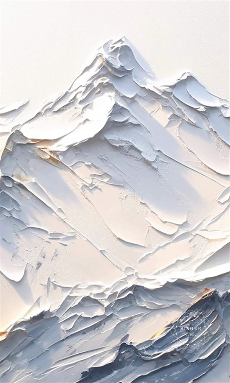 3D Textured Abstract Canvas Art Large Framed Minimalist Painting for Sale