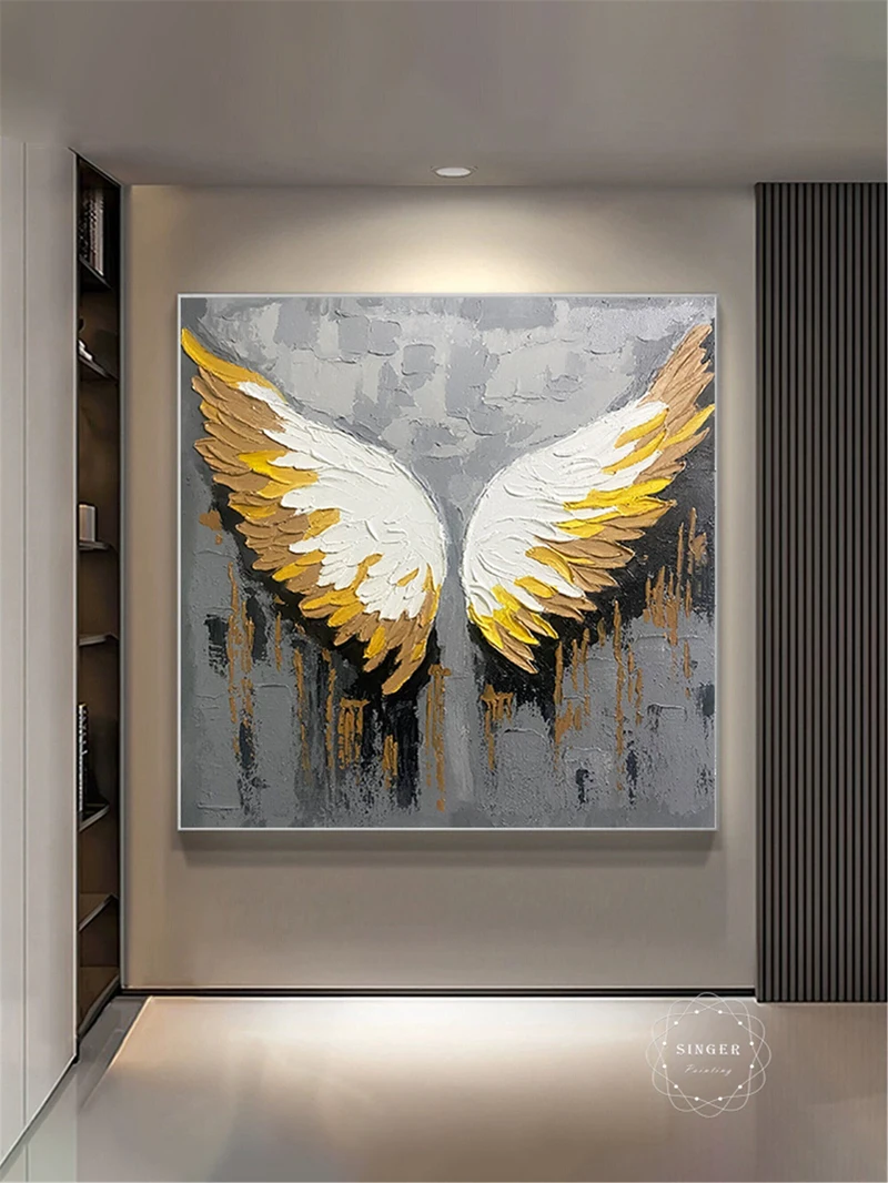 Modern Abstract 3D Textured Painting for Living Room Acrylic Wall Art