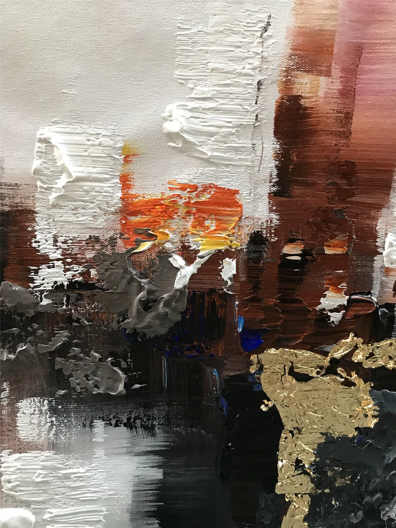 Framed 3D Abstract Acrylic Art for Large Modern Wall Decor