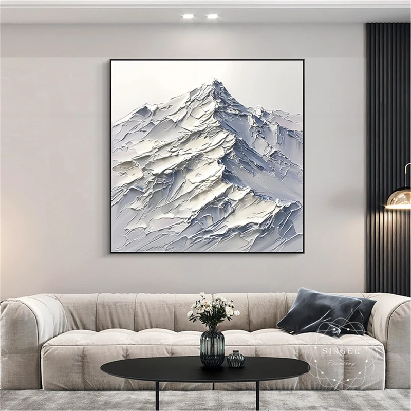 Modern Abstract Texture Art Large 3D Framed Canvas Painting to Buy