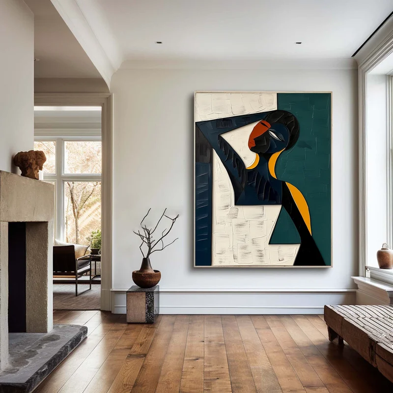 Colorful 3D Textured Abstract Art – Perfect for Modern Interiors