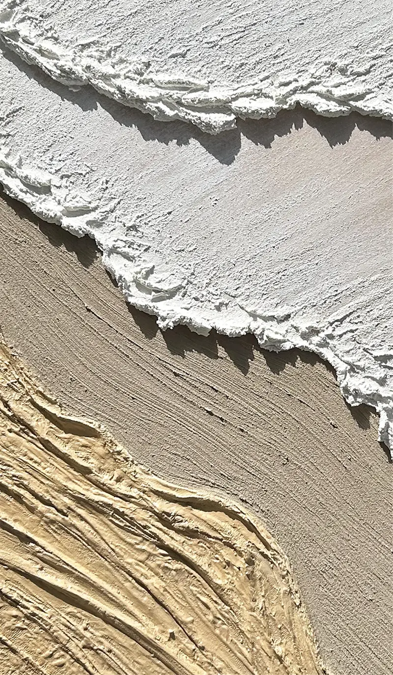 3D Minimalist Abstract Texture Art Large Framed Modern Painting Sale