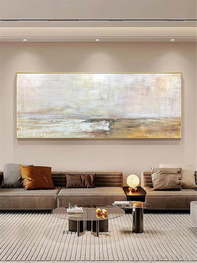 3D Textured Abstract Canvas Painting Large Modern Framed Artwork Sale