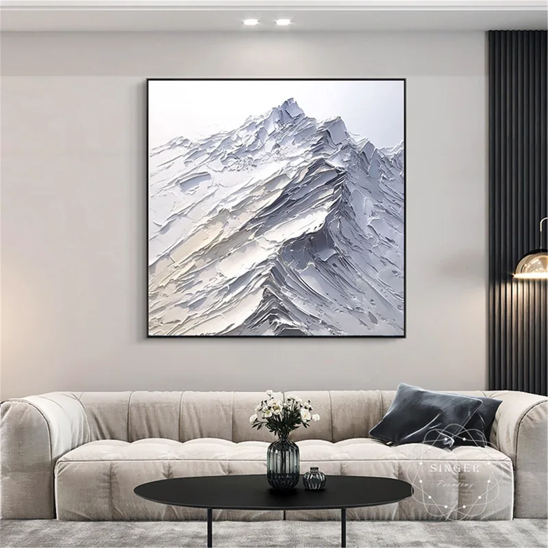 Buy Abstract Painting Large Canvas Textured 3D Modern Framed Artwork