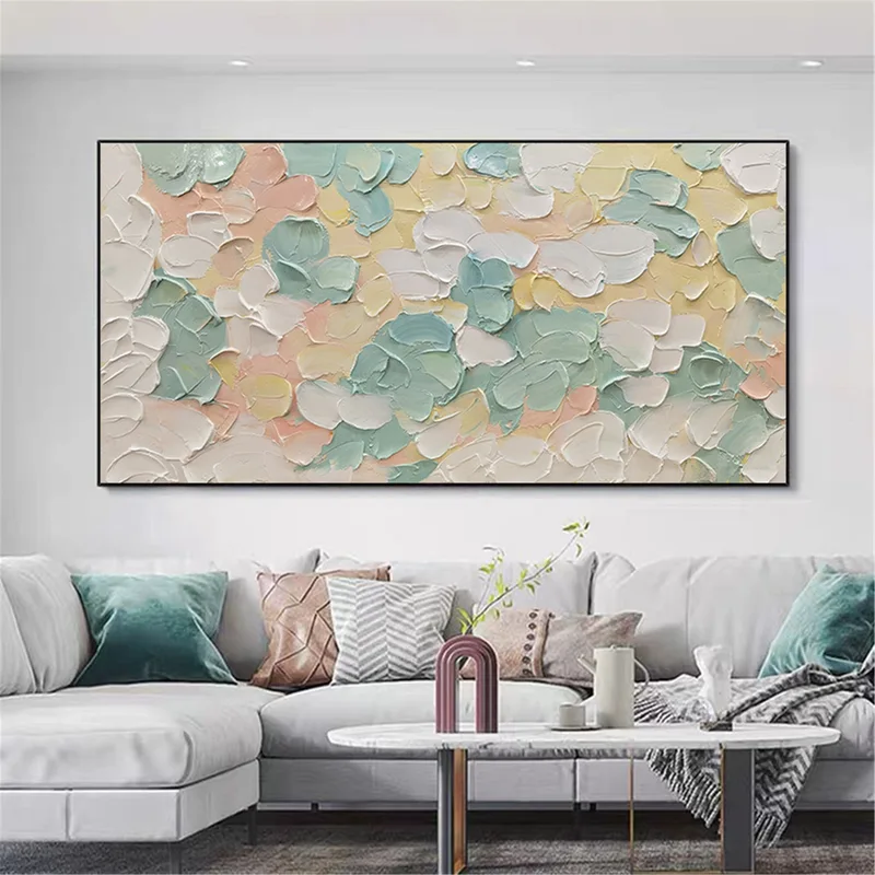 Large 3D Abstract Texture Art Modern Canvas Painting Framed to Buy