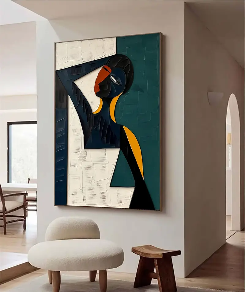 Colorful 3D Textured Abstract Art – Perfect for Modern Interiors