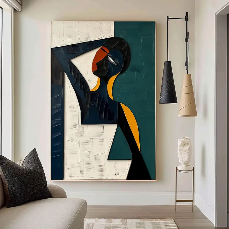 Colorful 3D Textured Abstract Art – Perfect for Modern Interiors