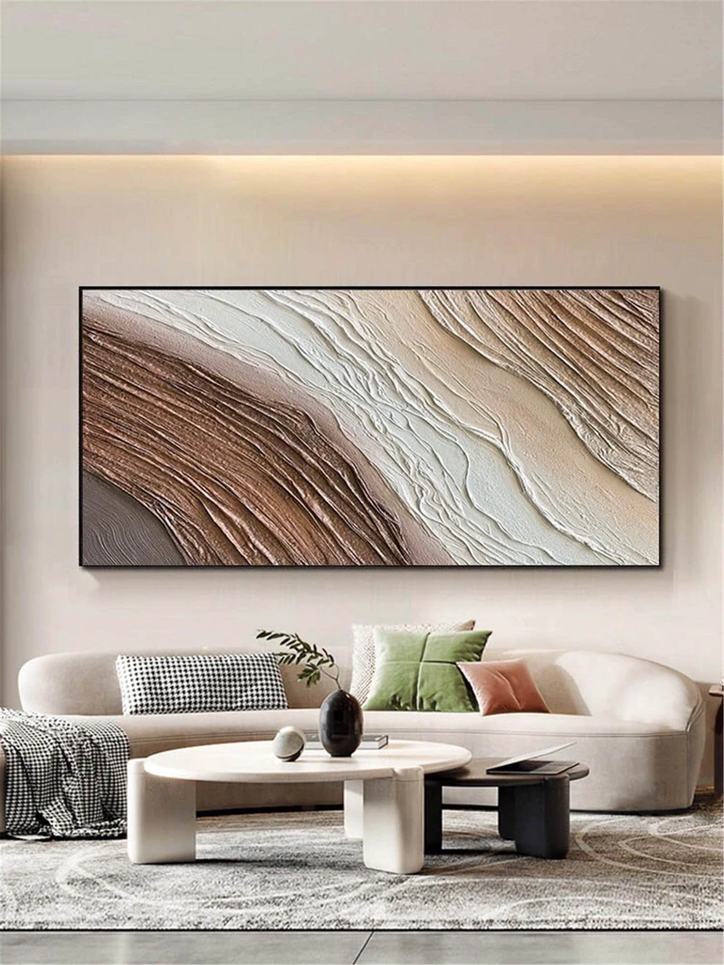 Buy Abstract Texture Art Large Canvas Painting Modern Framed Artwork Sale