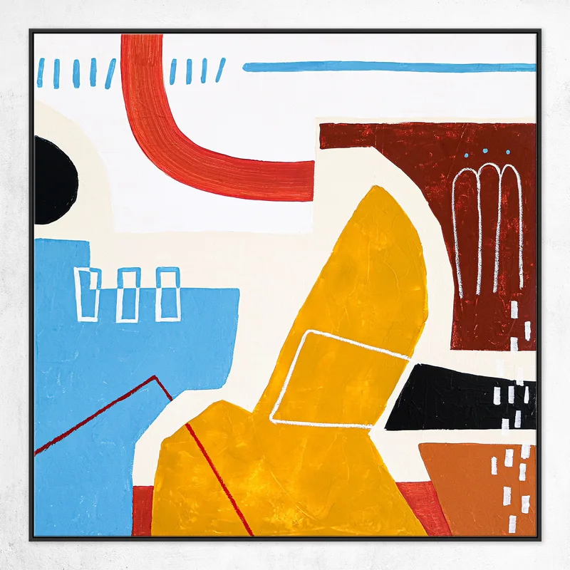 Colorful Large Original Abstract Acrylic Painting, Vibrant Emotions Unleashed Contemporary Modern Canvas Art | To say