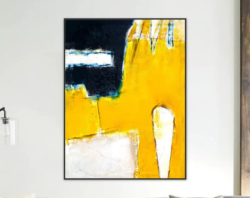 Vivacious Modern Abstract Original Painting in Acrylic, Large Canvas Wall Art in Bright, Uplifting Energy | Neo