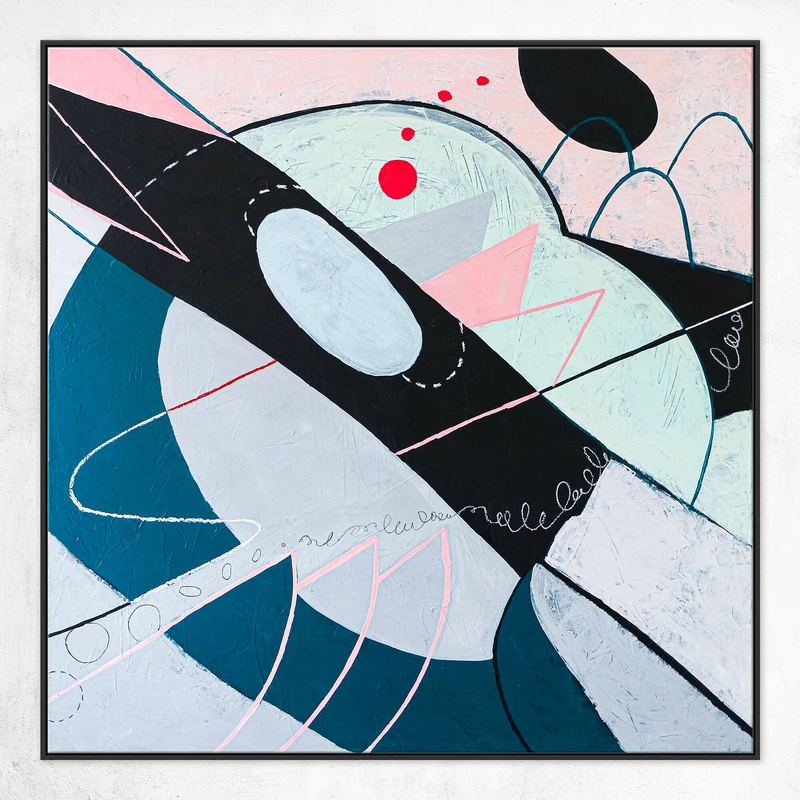 Abstract Original Acrylic Painting with Study of Disorder and Expanding Horizons, Large Modern Canvas Wall Art | Entropy