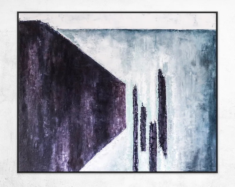 Power & Ambition in a Modern Original Abstract Acrylic Painting, Large Expressionist Canvas Wall Art | Absolute