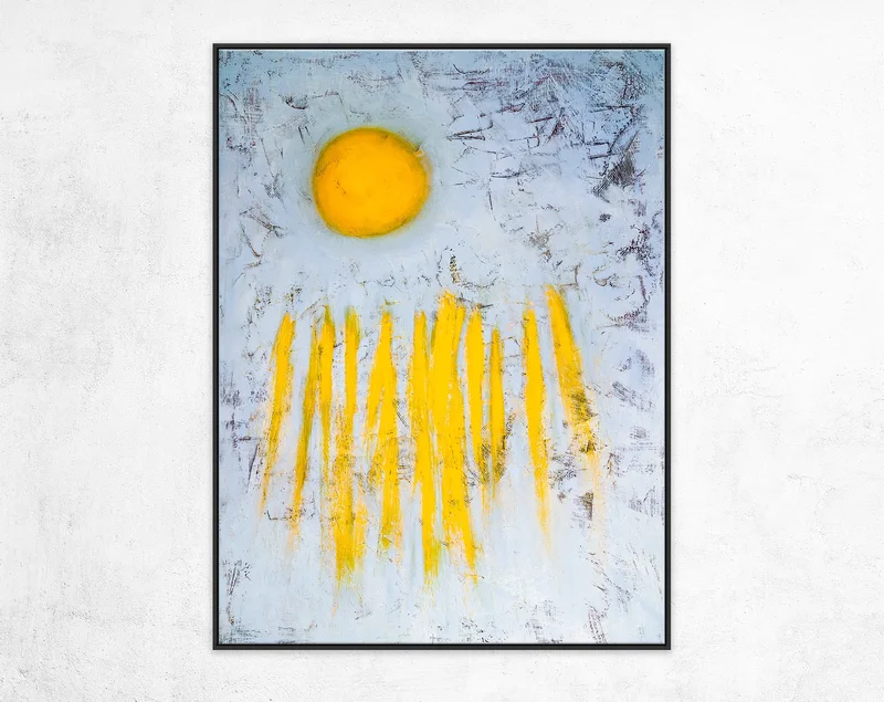 Original Expressionist Abstract Acrylic Painting, Large Modern Wall Art Symbolizing Hope, Ambition & Pride | Sole