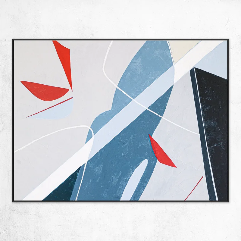 Abstract Painting with Original Abstract Acrylic Painting, Modern Large Contemporary Canvas Wall Art | A leap of imagination