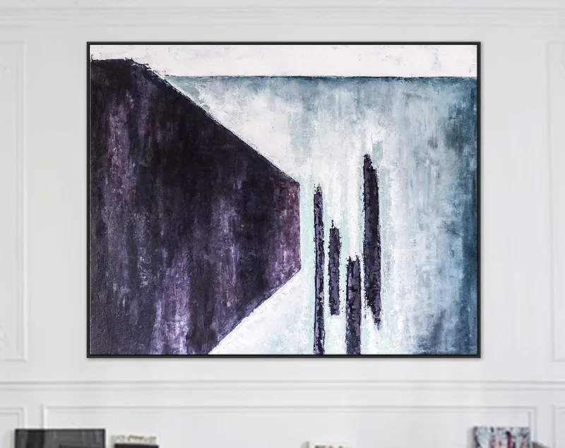 Power & Ambition in a Modern Original Abstract Acrylic Painting, Large Expressionist Canvas Wall Art | Absolute