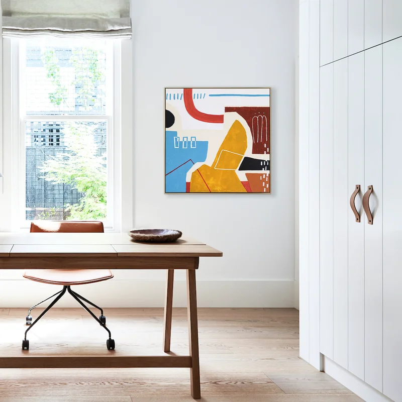 Colorful Large Original Abstract Acrylic Painting, Vibrant Emotions Unleashed Contemporary Modern Canvas Art | To say